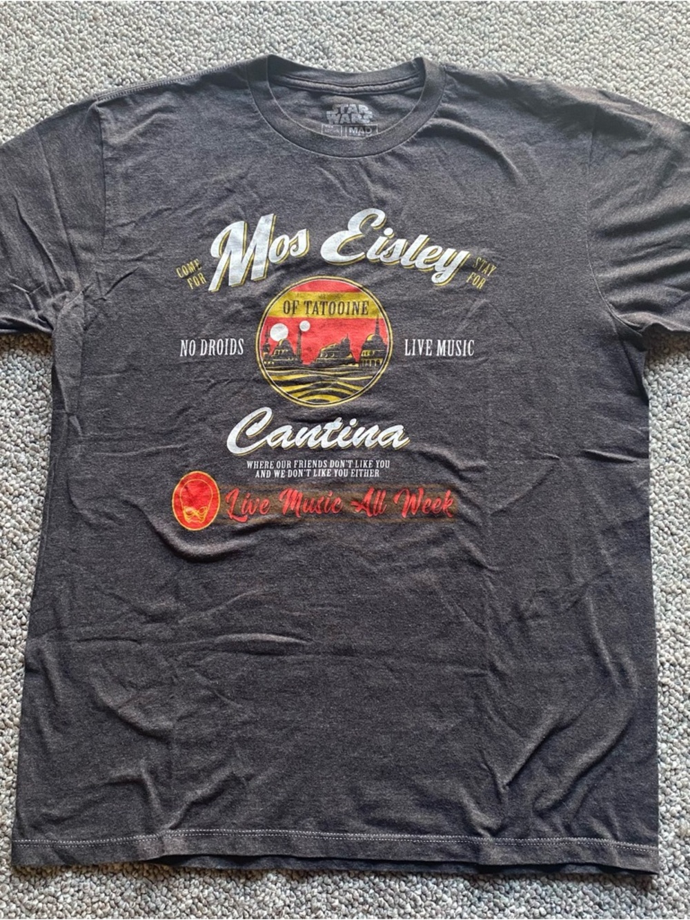 Star Wars Mos Eisley Cantina Tee, Sz Large
